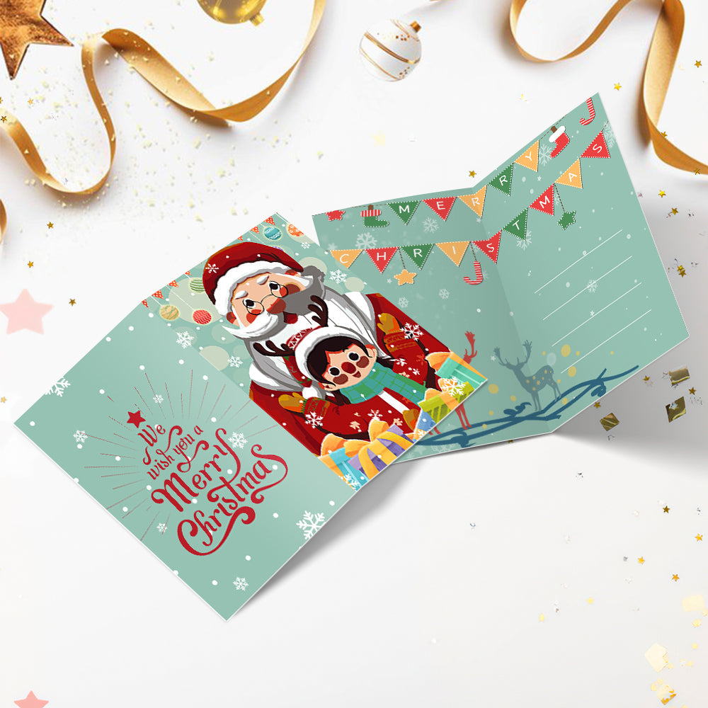 Jolly Santa Card Set | Oenart™