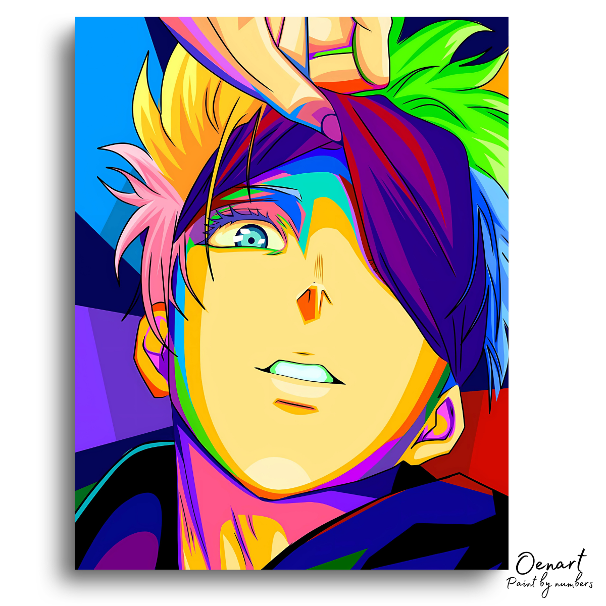 Jujutsu Kaisen: Gojo Colorful Pop Art - Anime Paint By Numbers Kit