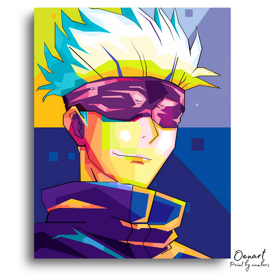 Jujutsu Kaisen: Gojo Satoru Wpap Pop Art - Anime Diamond Painting