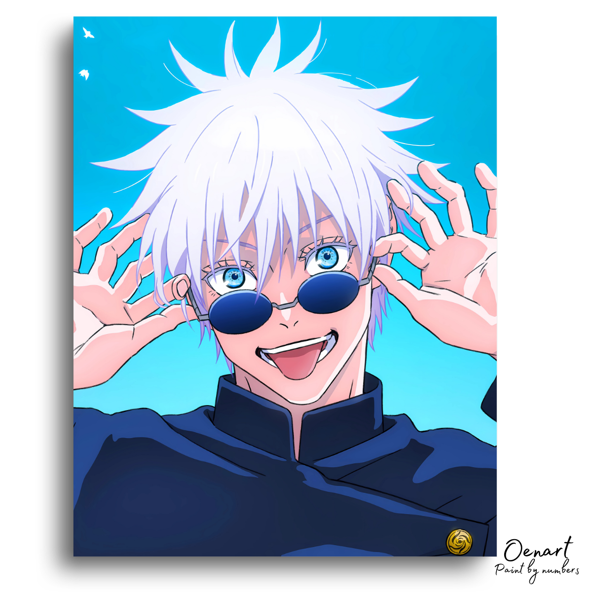 Jujutsu Kaisen: Gojo Satoru with Sunglasses - Anime Paint By Numbers Kit