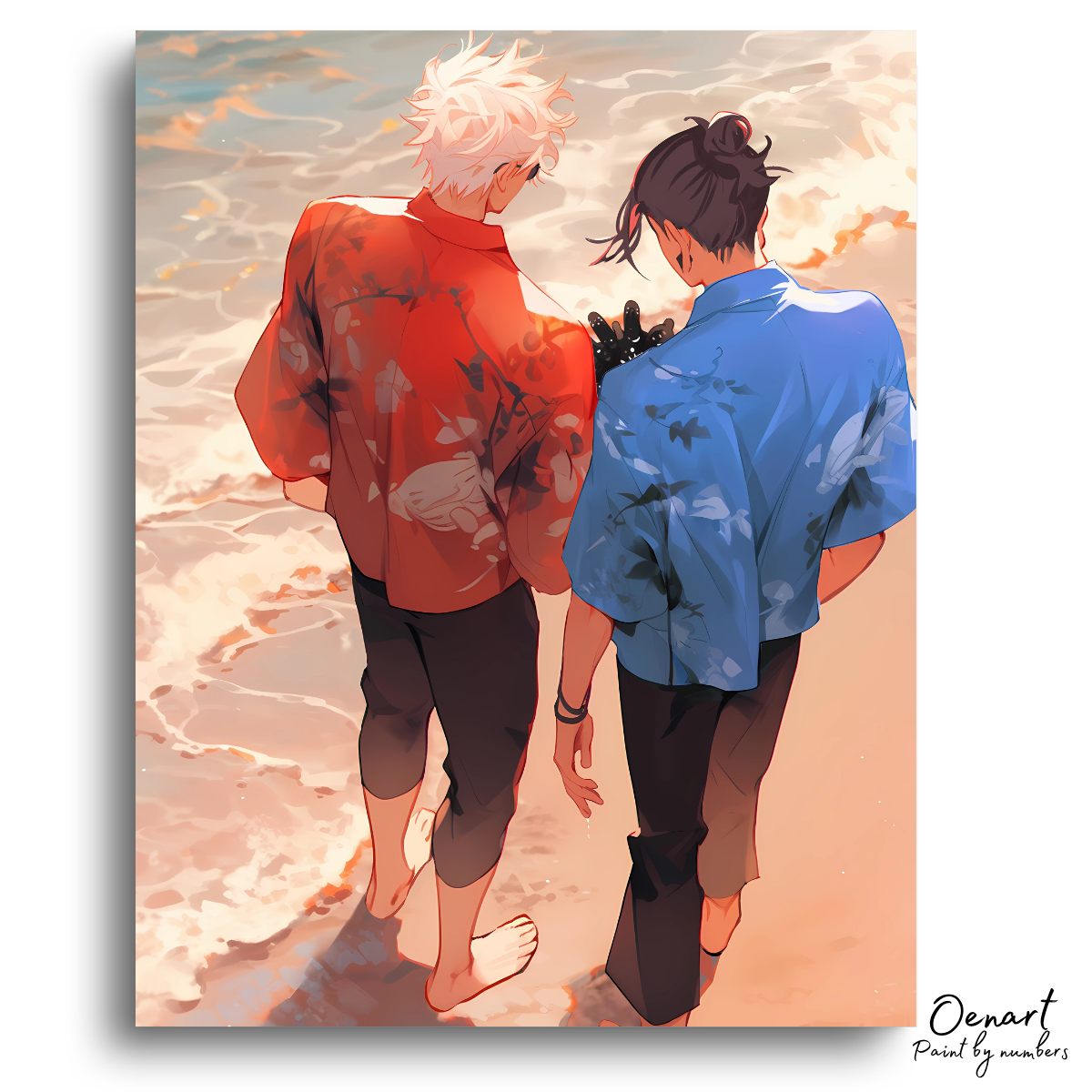 Jujutsu Kaisen: Gojo and Geto on The Beach - Anime Diamond Painting