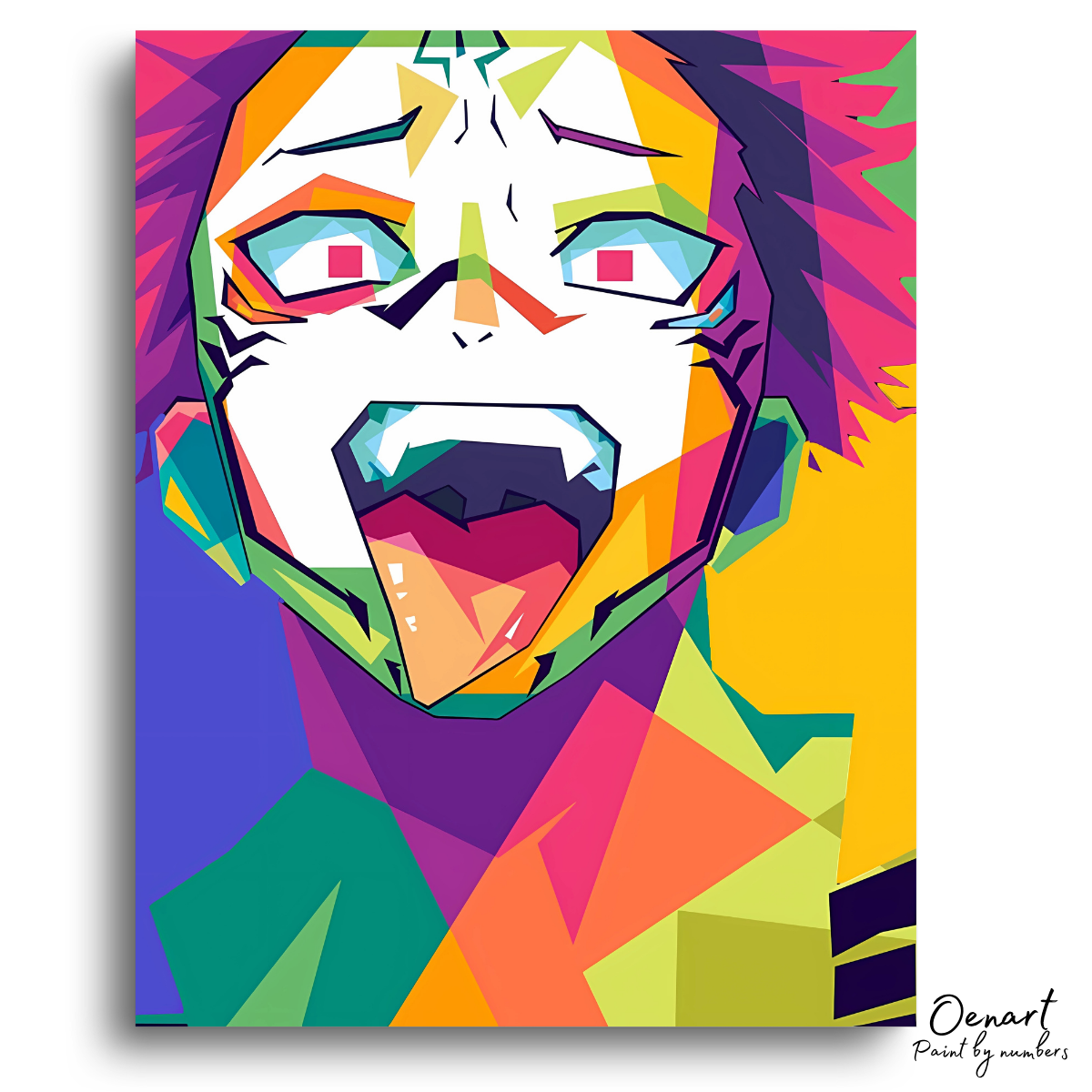 Jujutsu Kaisen: Sukuna Wpap Pop Art - Anime Paint By Numbers Kit