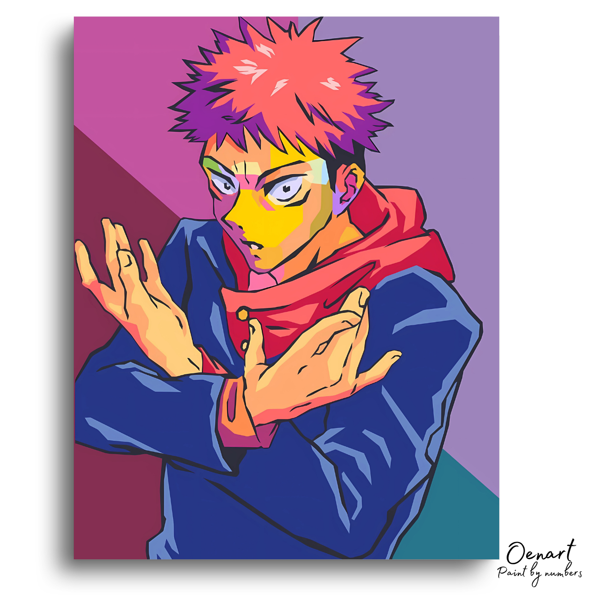 Jujutsu Kaisen: Yuji - Anime Paint By Numbers Kit