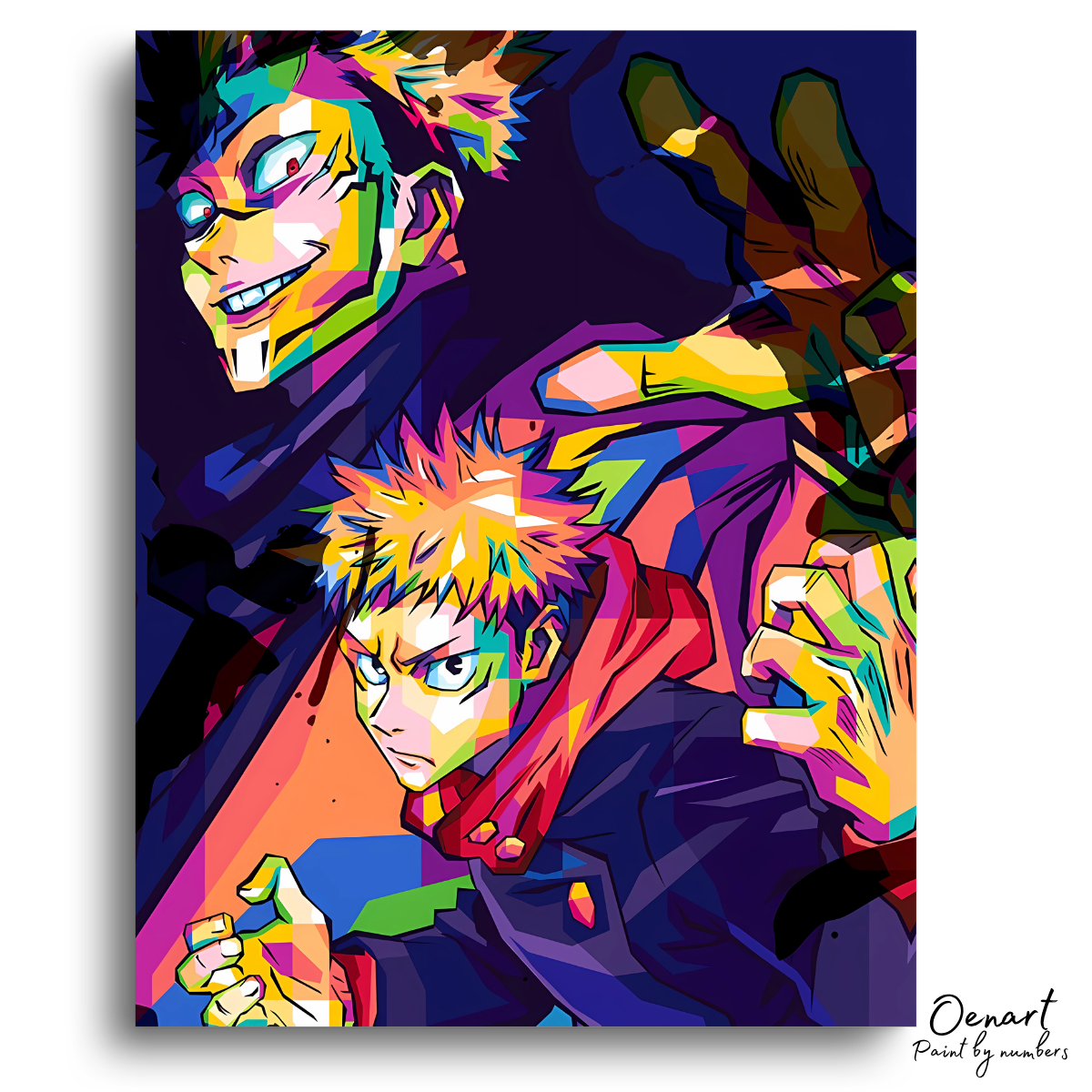 Jujutsu Kaisen: Yuji and Sukuna - Anime Paint By Numbers Kit