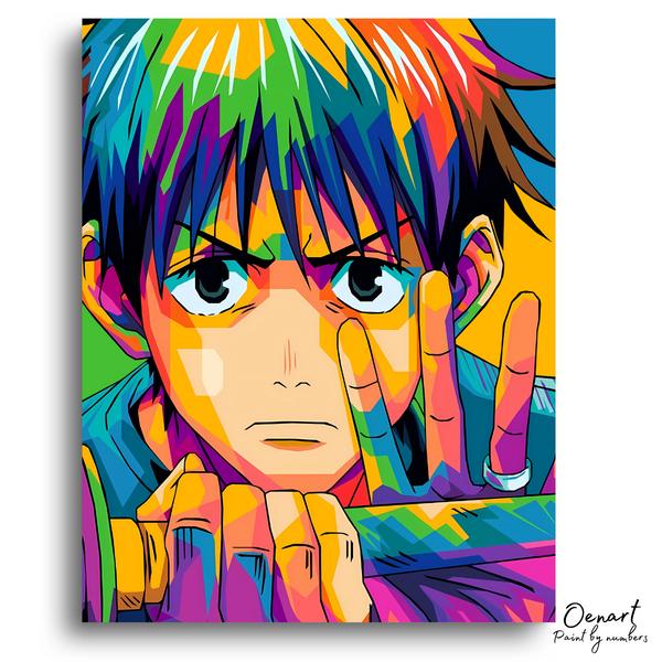 Jujutsu Kaisen: Yuta Okkotsu Pop Art - Anime Paint By Numbers Kit