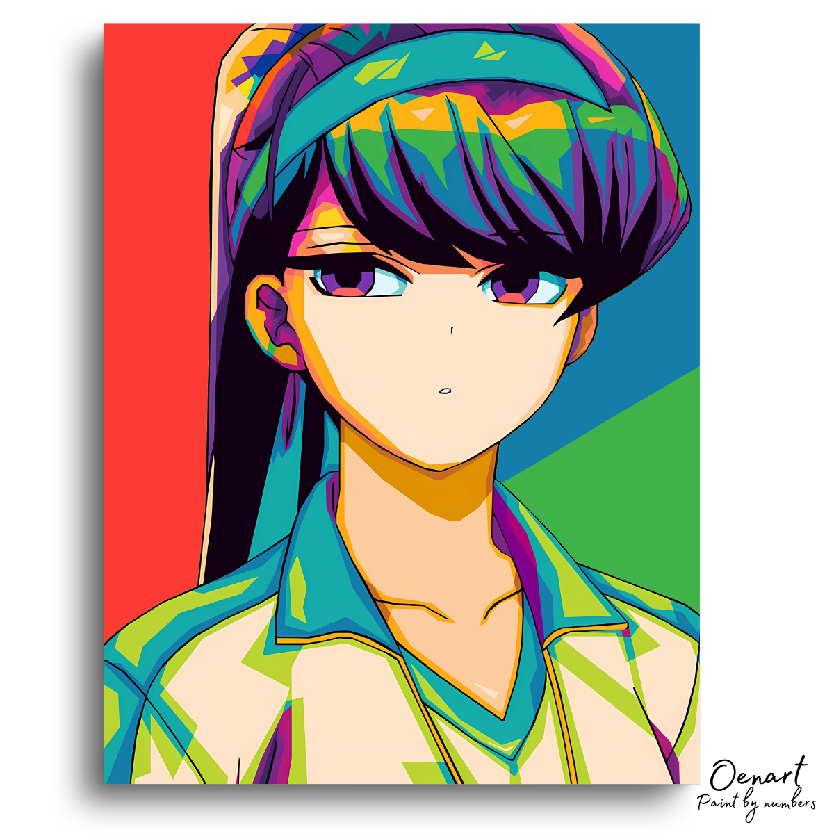 Komi Can't Communicate: Komi Pop Art - Anime Paint By Numbers Kit