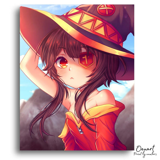 KonoSuba: Megumin Portrait - Anime Paint By Numbers Kit