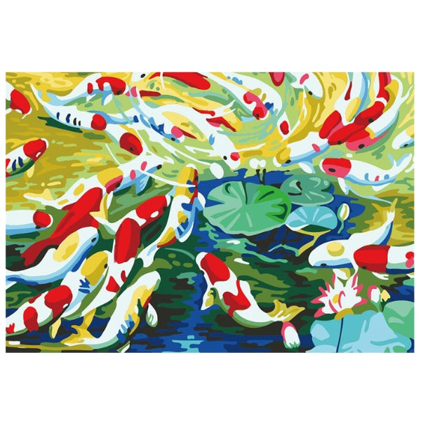 Lively Fishes: Paint By Numbers Kit