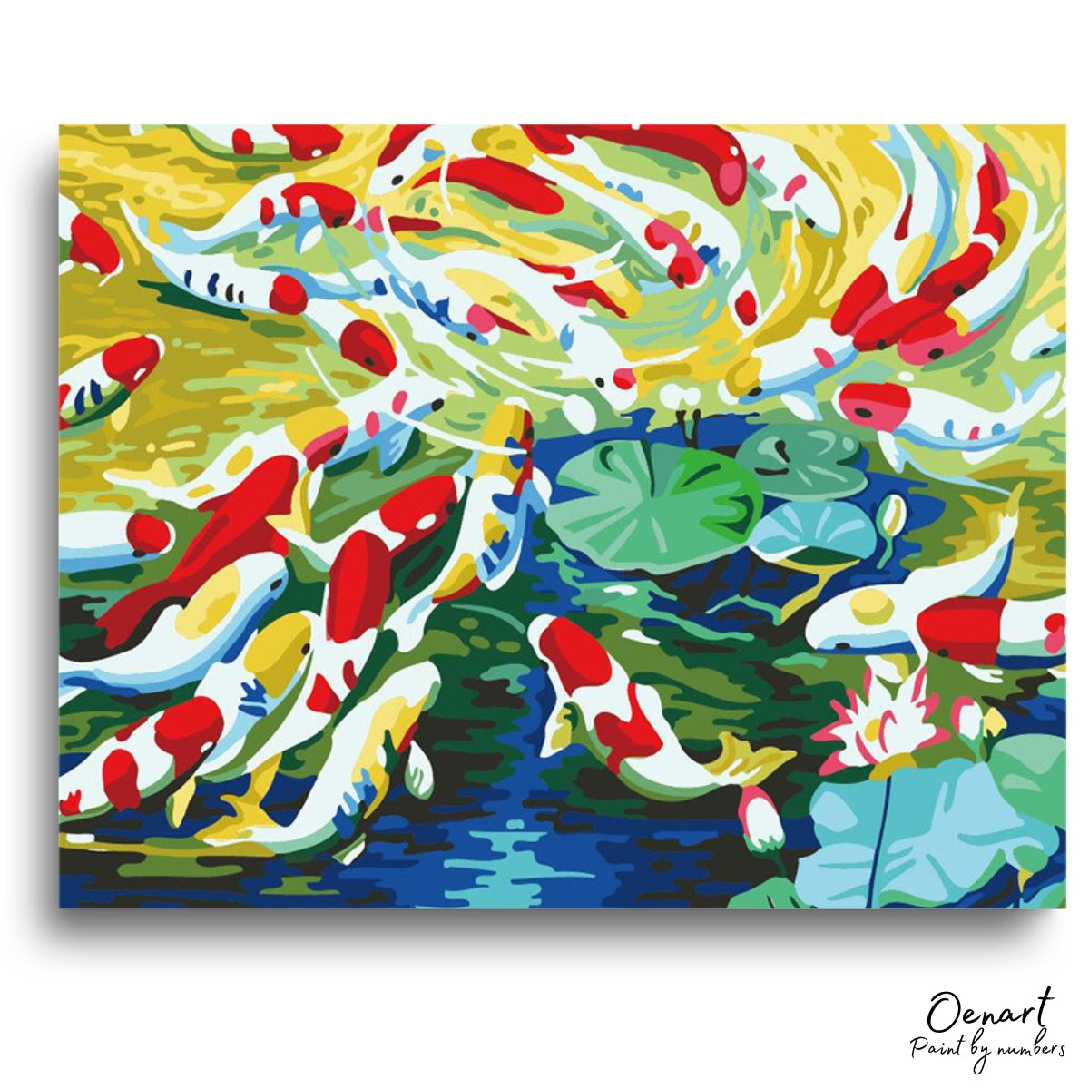 Lively Fishes: Paint By Numbers Kit