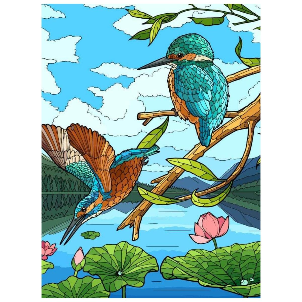 Lovely Birds: Childrens Art Set