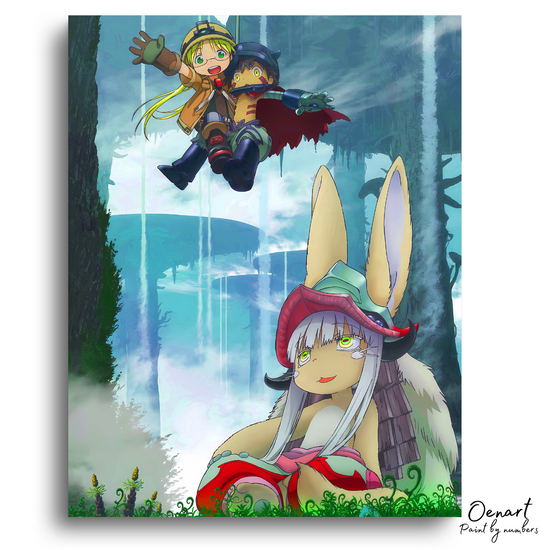 Made in Abyss: Reg, Riko and Nanachi - Anime Diamond Painting