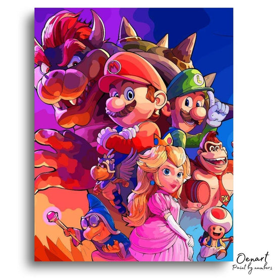 Mario: Paint By Numbers Kit