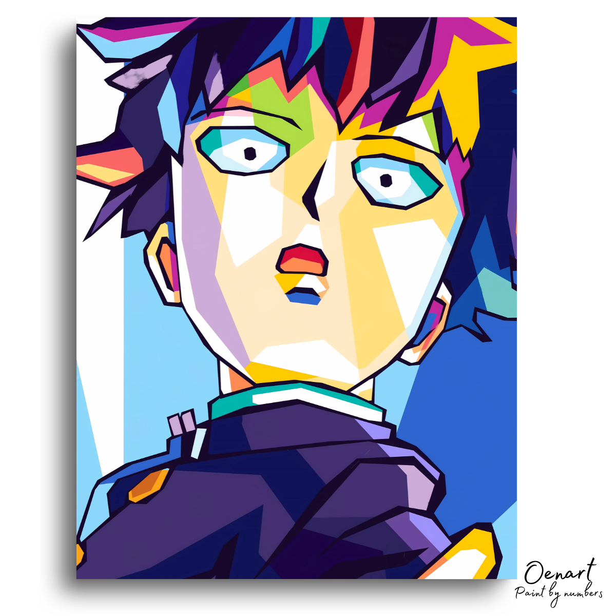 Mob Psycho 100: Kageyama Pop Art - Anime Paint By Numbers Kit