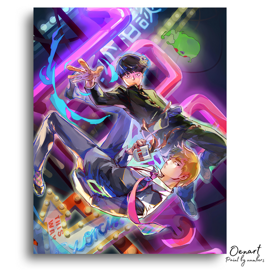 Mob Psycho 100: Mob and Reigen - Anime Diamond Painting