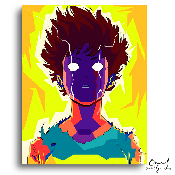 Mob Psycho 100: Shigeo 100 Percent Pop Art - Anime Paint By Numbers Kit