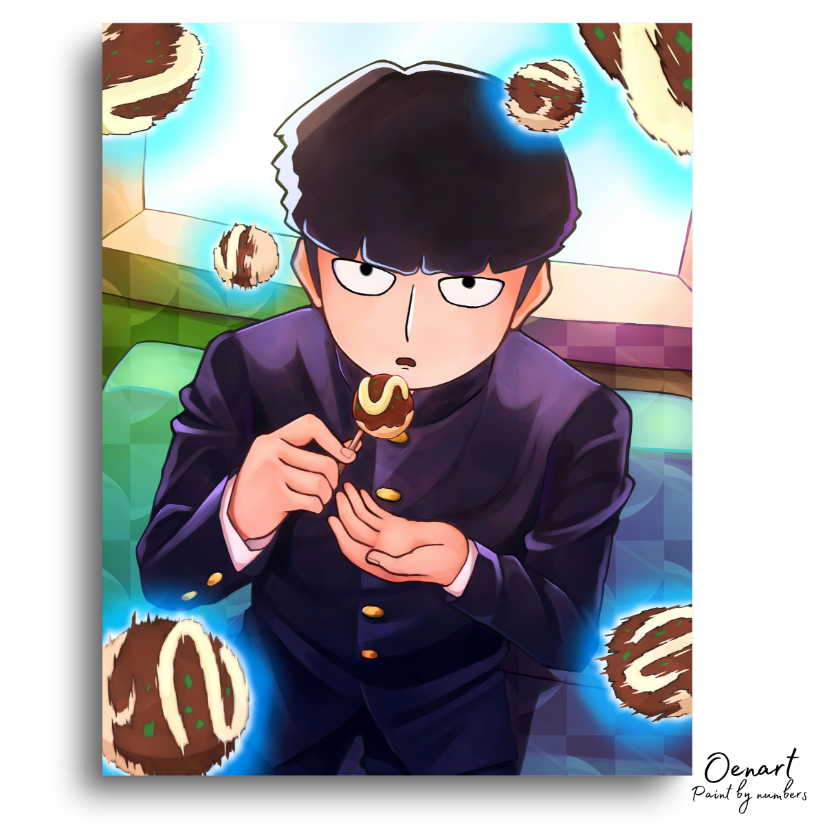 Mob Psycho 100: Shigeo - Anime Paint By Numbers Kit