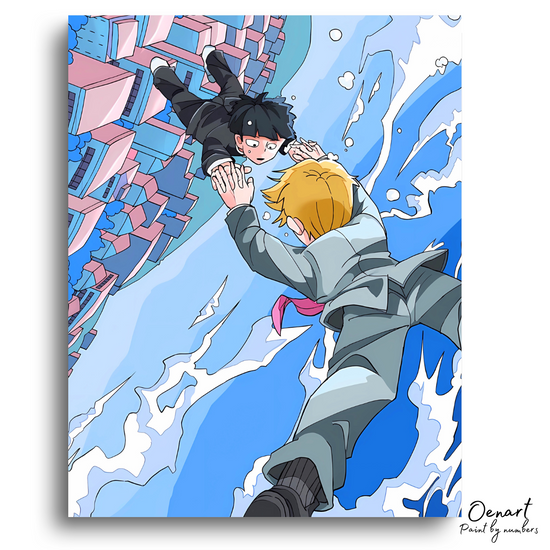 Mob Psycho 100: Shigeo & Reigen - Anime Diamond Painting