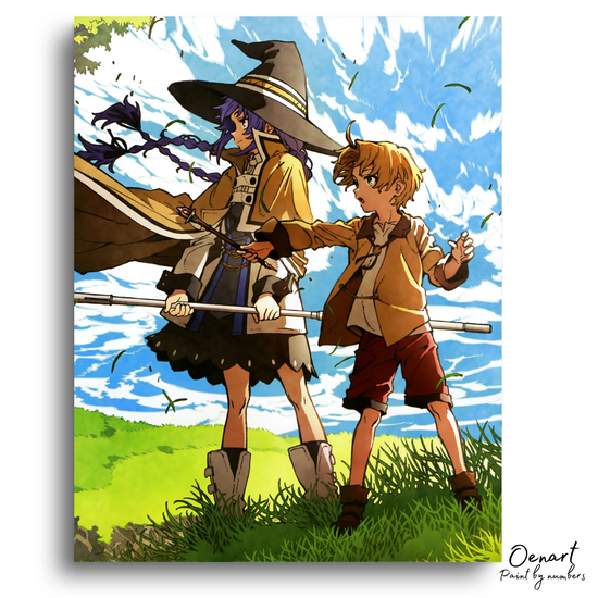 Mushoku Tensei Jobless Reincarnation: Rudeus & Roxy - Anime Diamond Painting