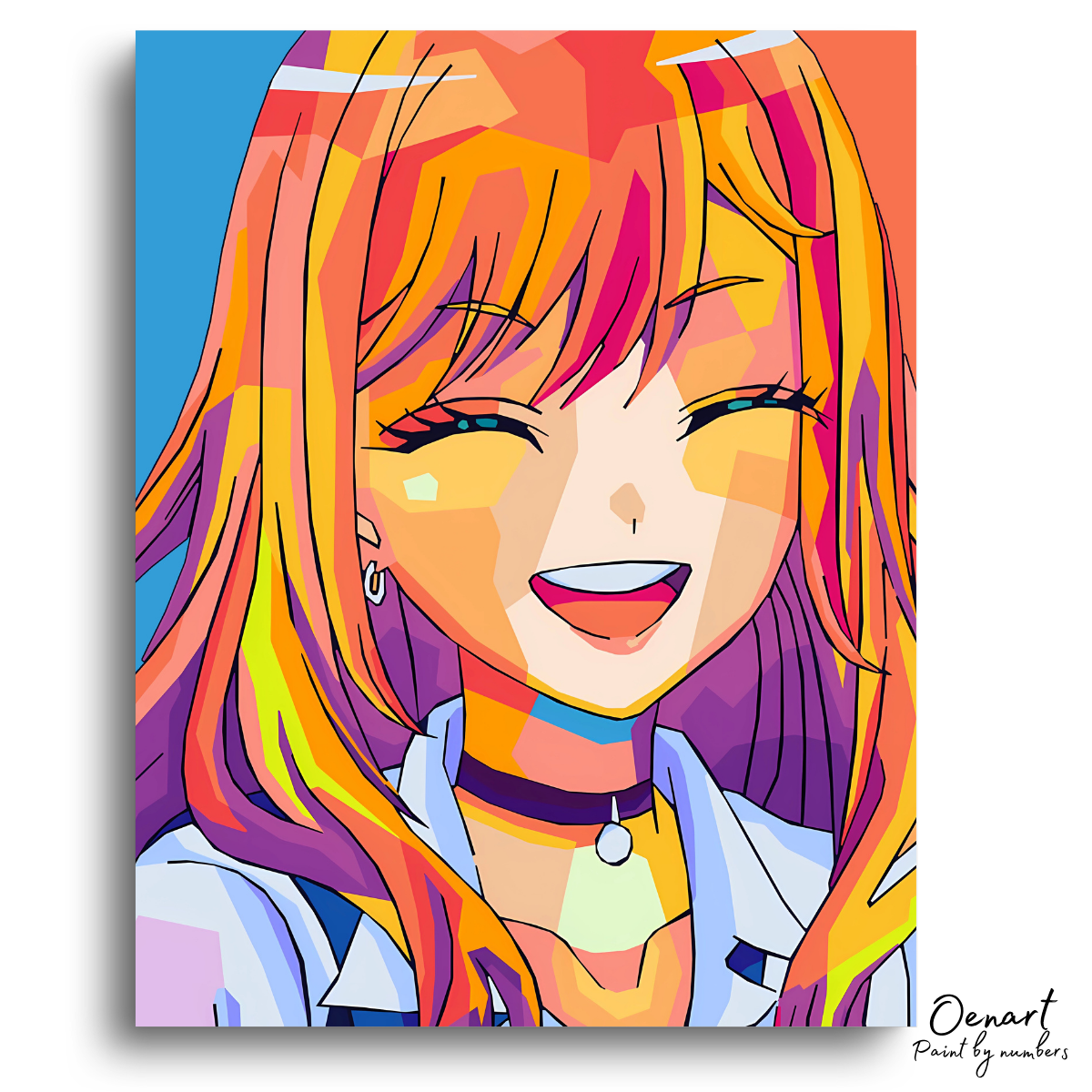 My Dress Up Darling: Marin Wpap Art - Anime Paint By Numbers Kit