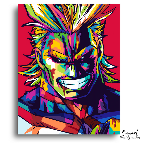 My Hero Academia: All Might Pop Art - Anime Paint By Numbers Kit