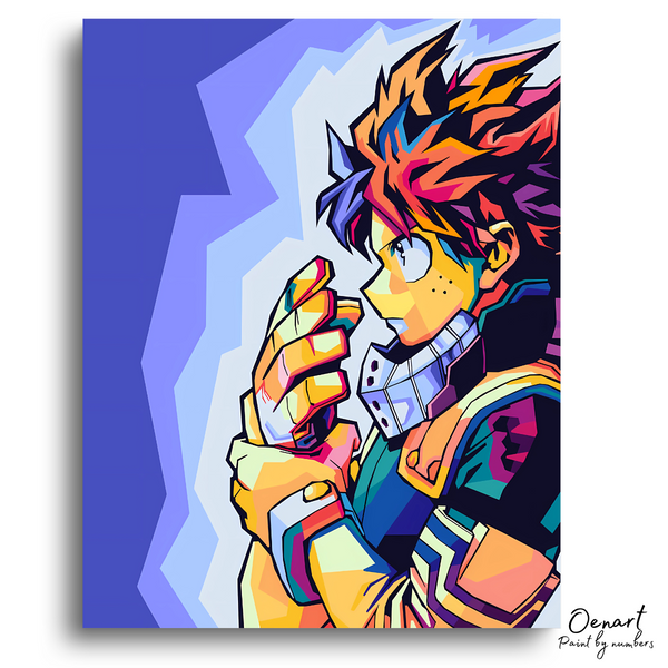 My Hero Academia: Deku - Anime Paint By Numbers Kit