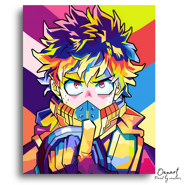 My Hero Academia: Deku Colorful Pop Art - Anime Diamond Painting