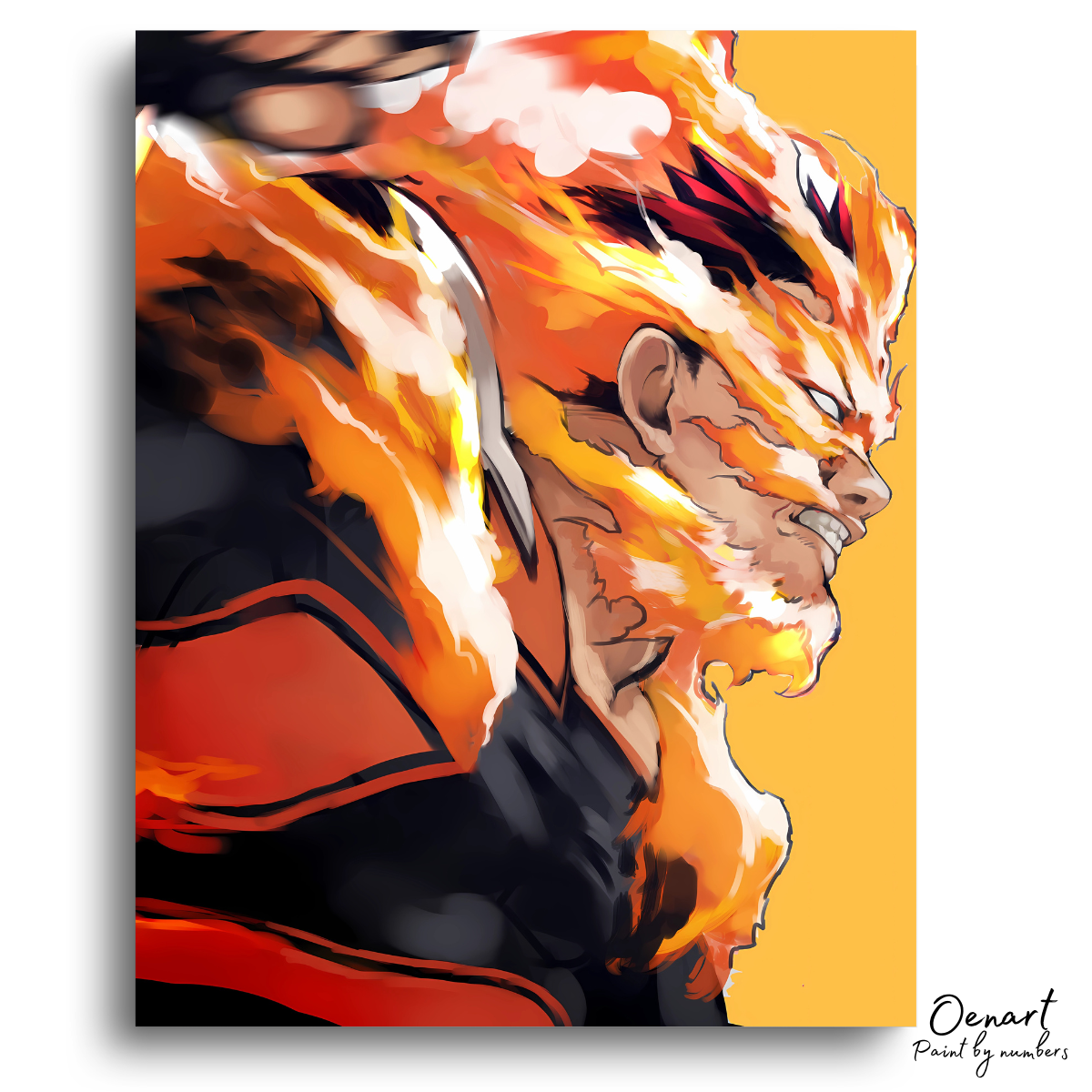 My Hero Academia: Endeavor - Anime Paint By Numbers Kit