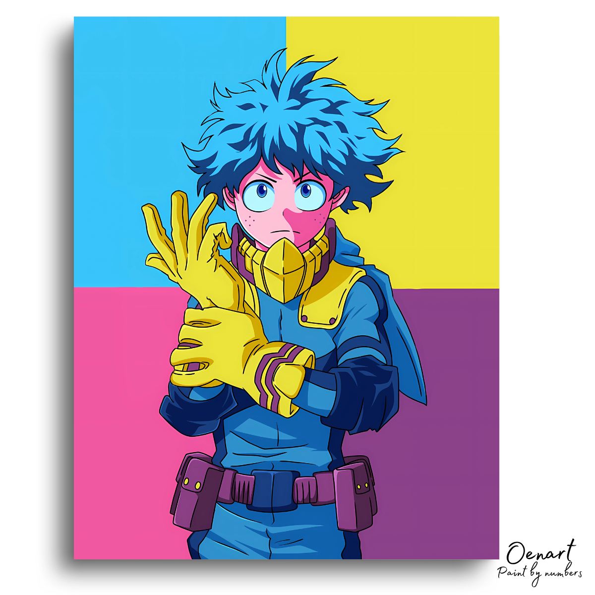 My Hero Academia: Izuku Midoriya - Anime Paint By Numbers Kit