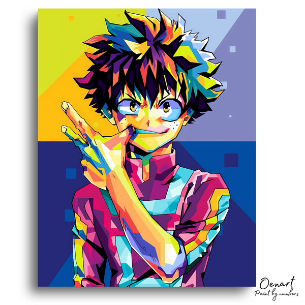 My Hero Academia: Izuku Midoriya Pop Art - Anime Diamond Painting