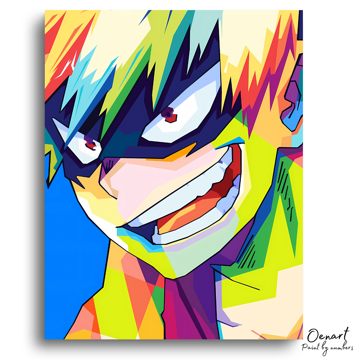 My Hero Academia: Katsuki Bakugou - Anime Paint By Numbers Kit