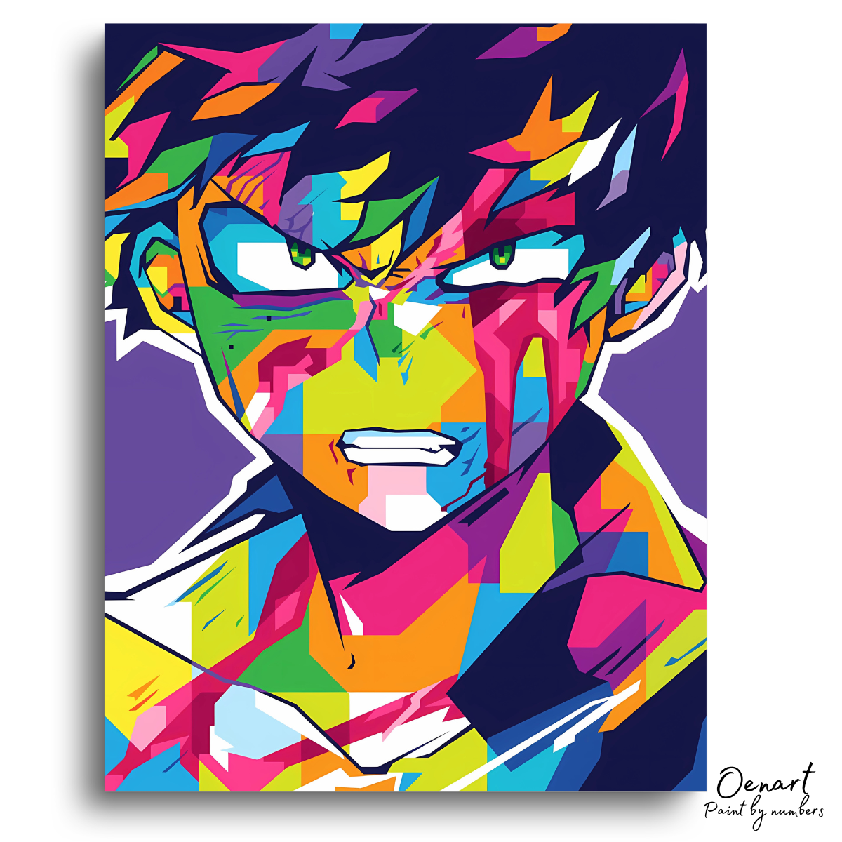 My Hero Academia: Midoriya After Fight Pop Art - Anime Paint By Numbers Kit