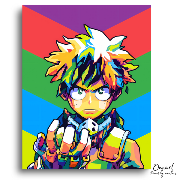 My Hero Academia: Midoriya - Anime Paint By Numbers Kit