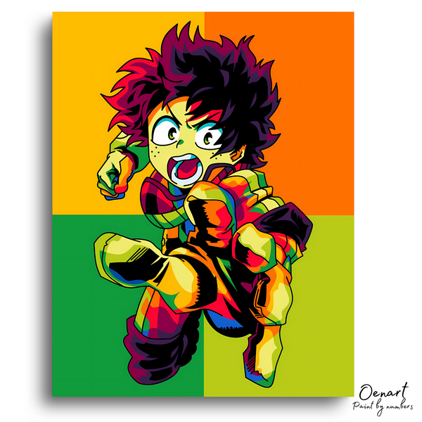 My Hero Academia: Midoriya Fighting Pop Art - Anime Diamond Painting