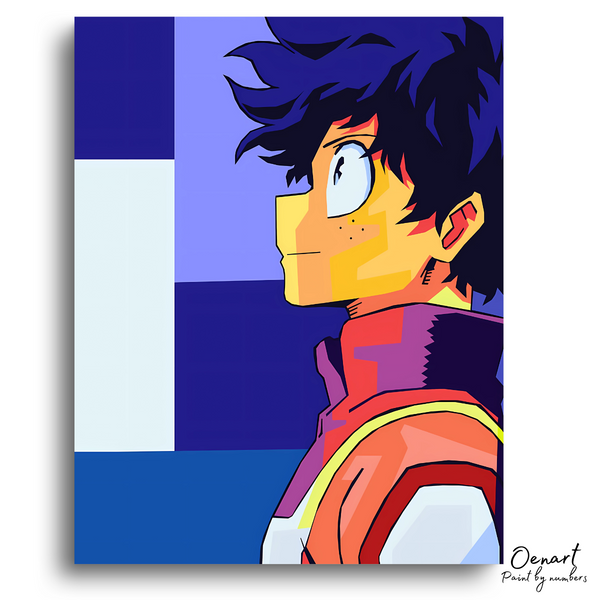 My Hero Academia: Midoriya Pop Art - Anime Paint By Numbers Kit