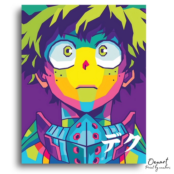 My Hero Academia: Midoriya Wpap Pop Art - Anime Diamond Painting