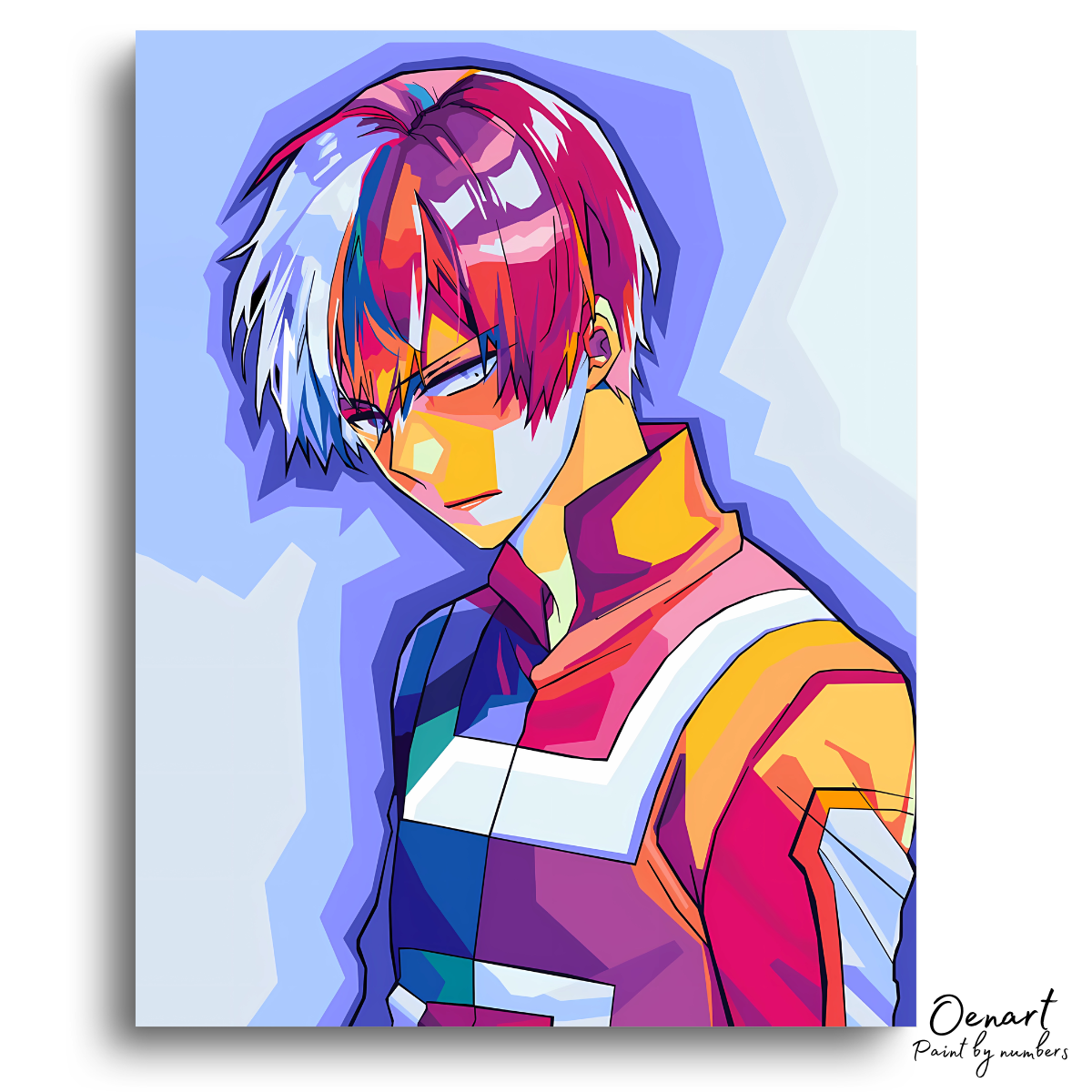 My Hero Academia: Shouto Todoroki - Anime Paint By Numbers Kit