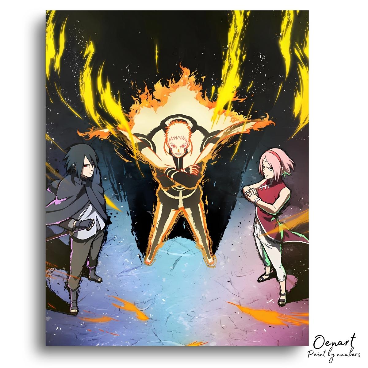 Naruto Shippuden - Anime Paint By Numbers Kit