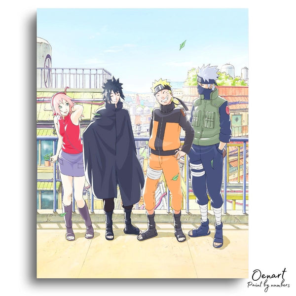 Naruto Shippuden: Cheese - Anime Paint By Numbers Kit