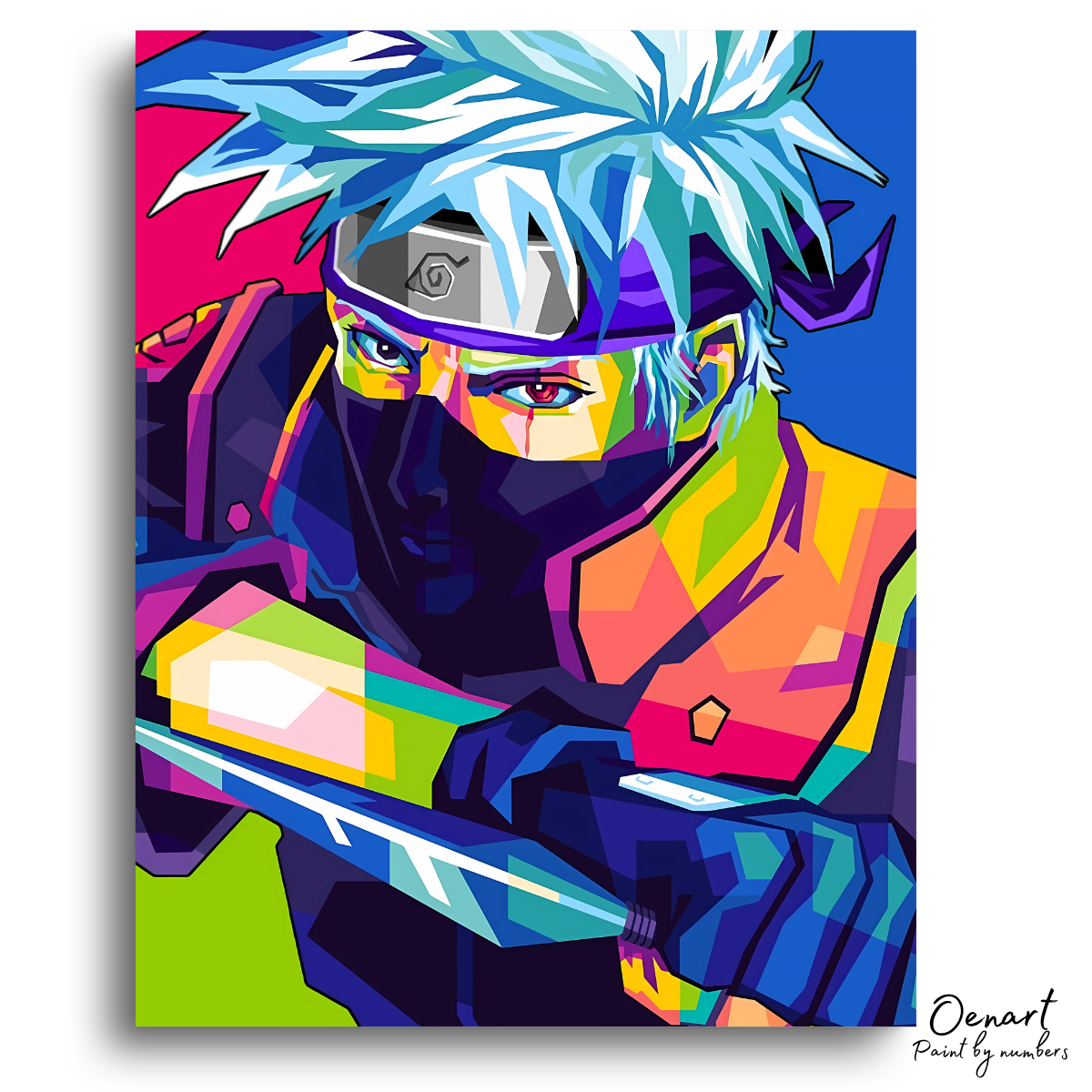 Naruto Shippuden: Hatake Kakashi - Anime Paint By Numbers Kit