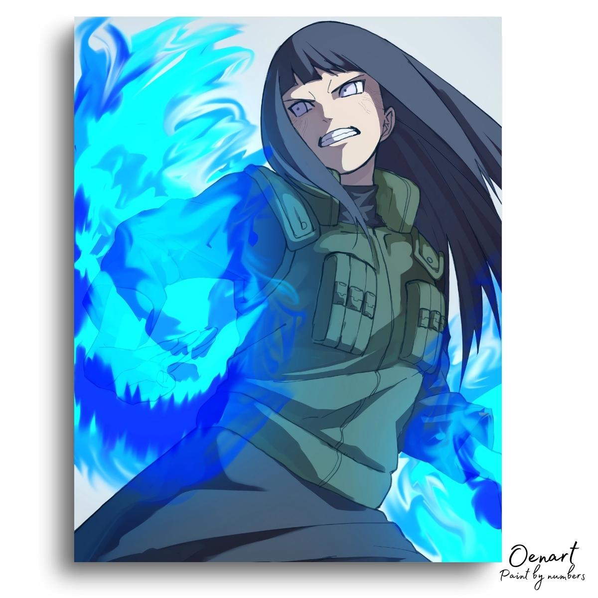 Naruto Shippuden: Hinata - Anime Paint By Numbers Kit