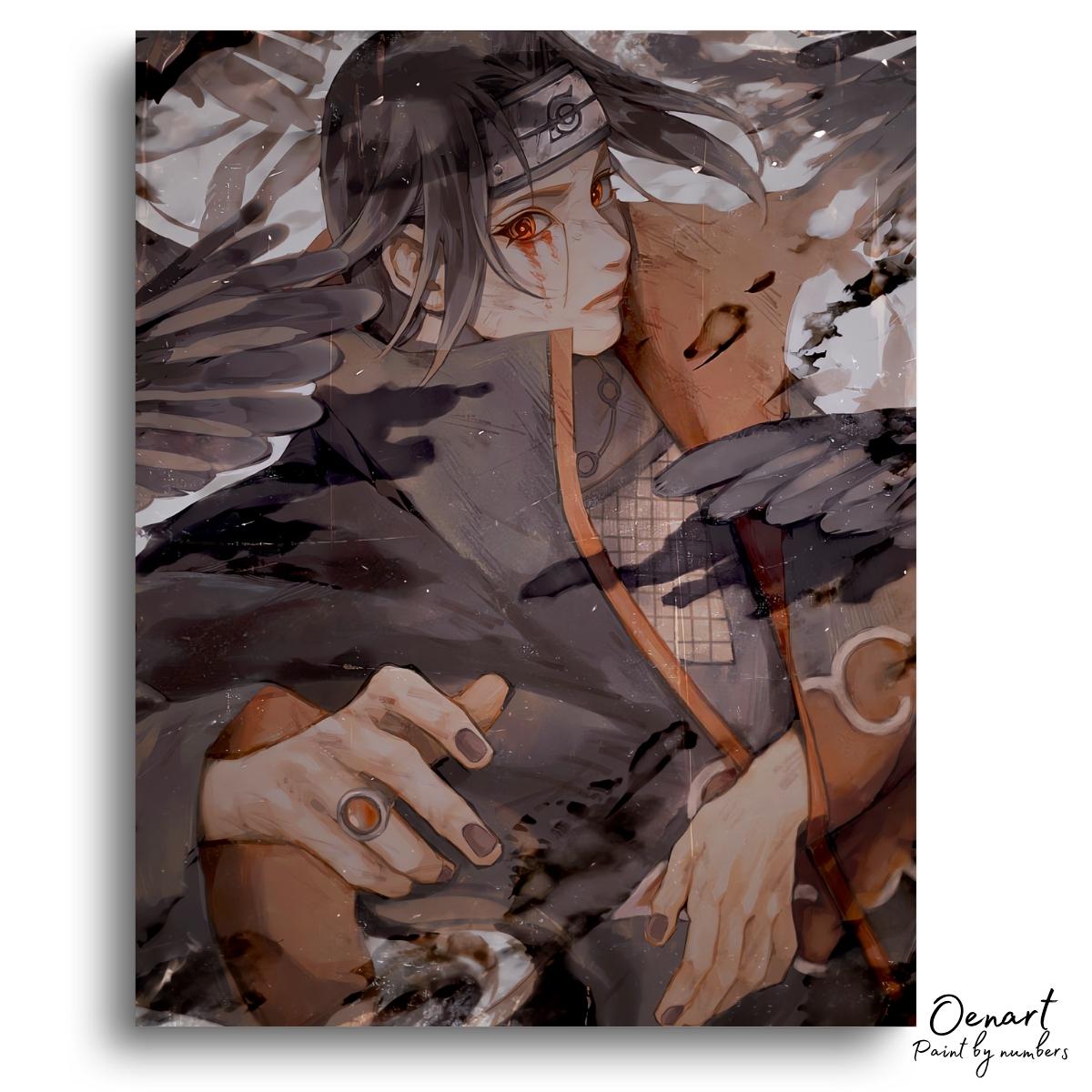 Naruto Shippuden: Itachi Paint - Anime Paint By Numbers Kit