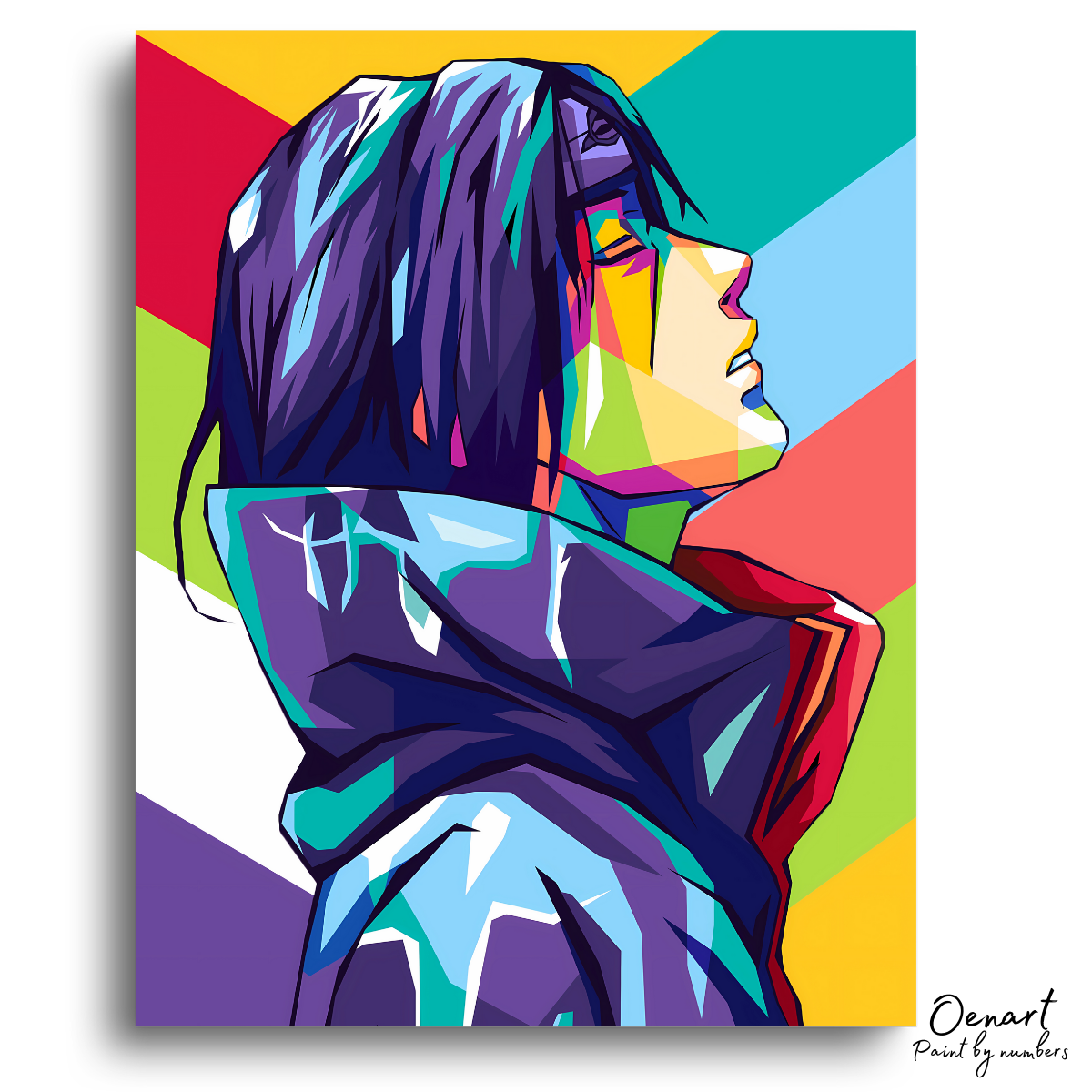 Naruto Shippuden: Itachi Pop Art - Anime Paint By Numbers Kit