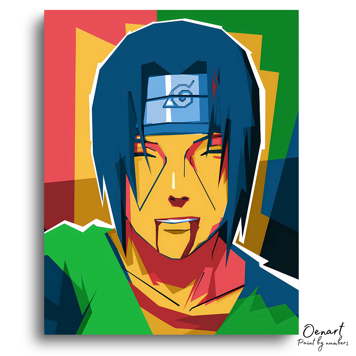 Naruto Shippuden: Itachi Uchiha Death - Anime Paint By Numbers Kit