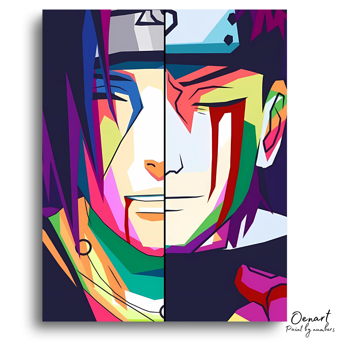 Naruto Shippuden: Itachi and Shisui - Anime Paint By Numbers Kit