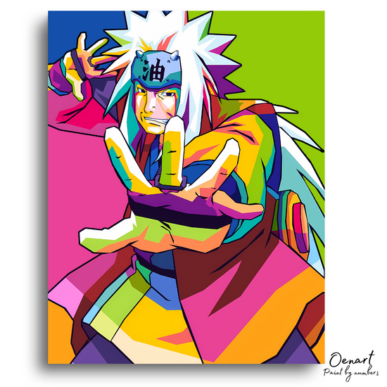 Naruto Shippuden: Jiraiya Pop Art - Anime Diamond Painting