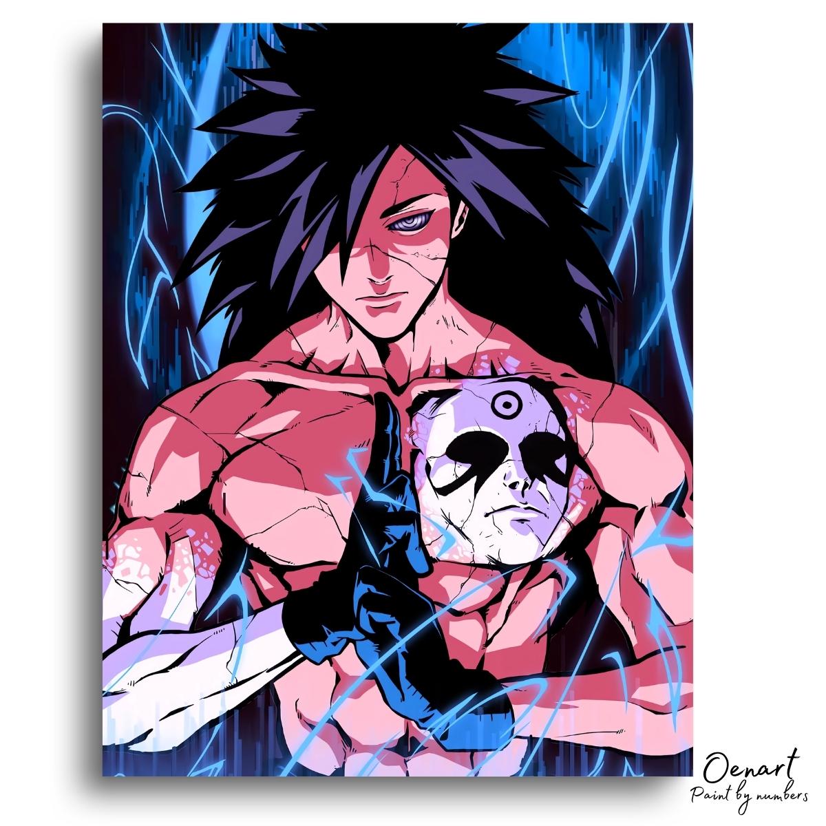 Naruto Shippuden: Madara' Mask - Anime Paint By Numbers Kit