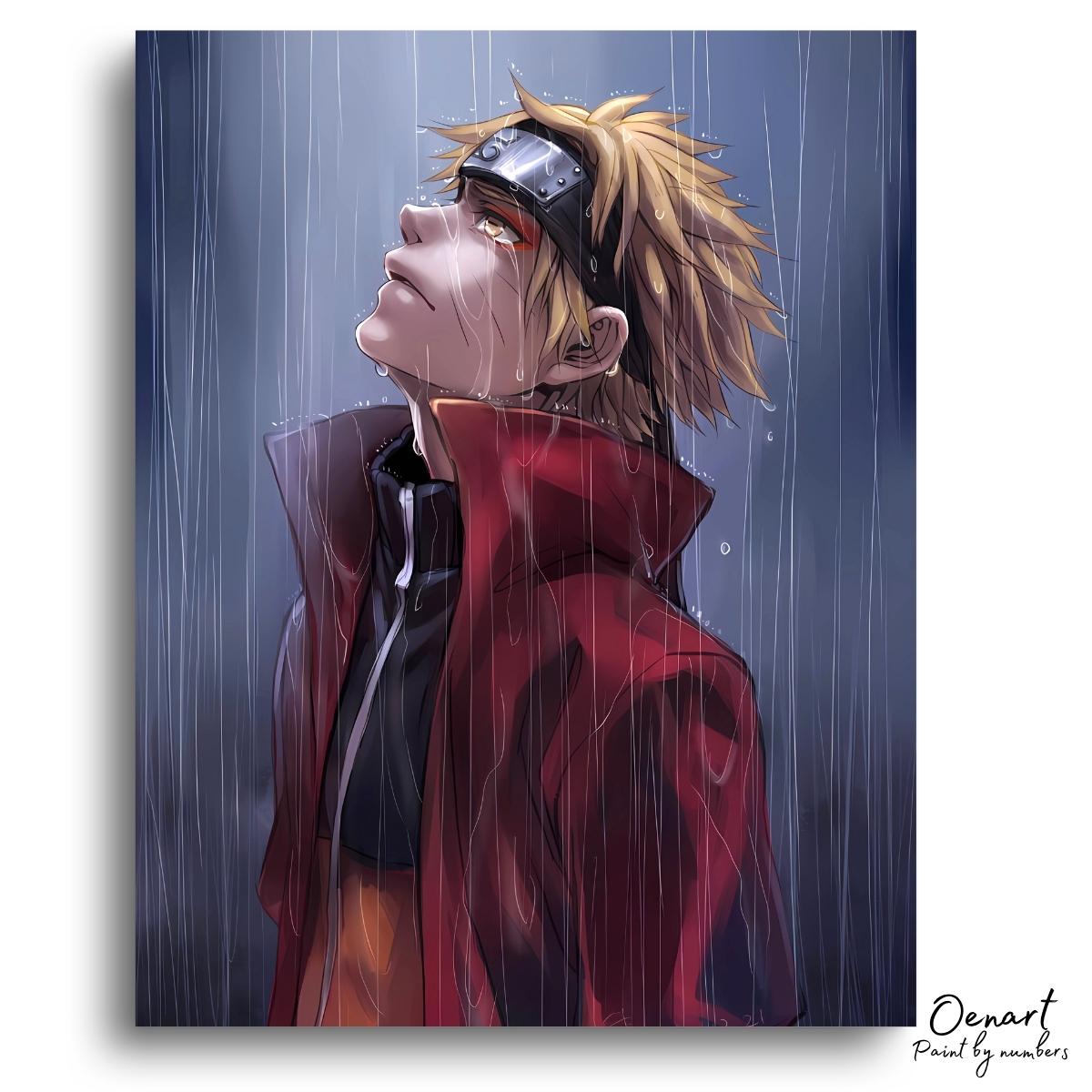 Naruto Shippuden: Memories In The Rain - Anime Paint By Numbers Kit