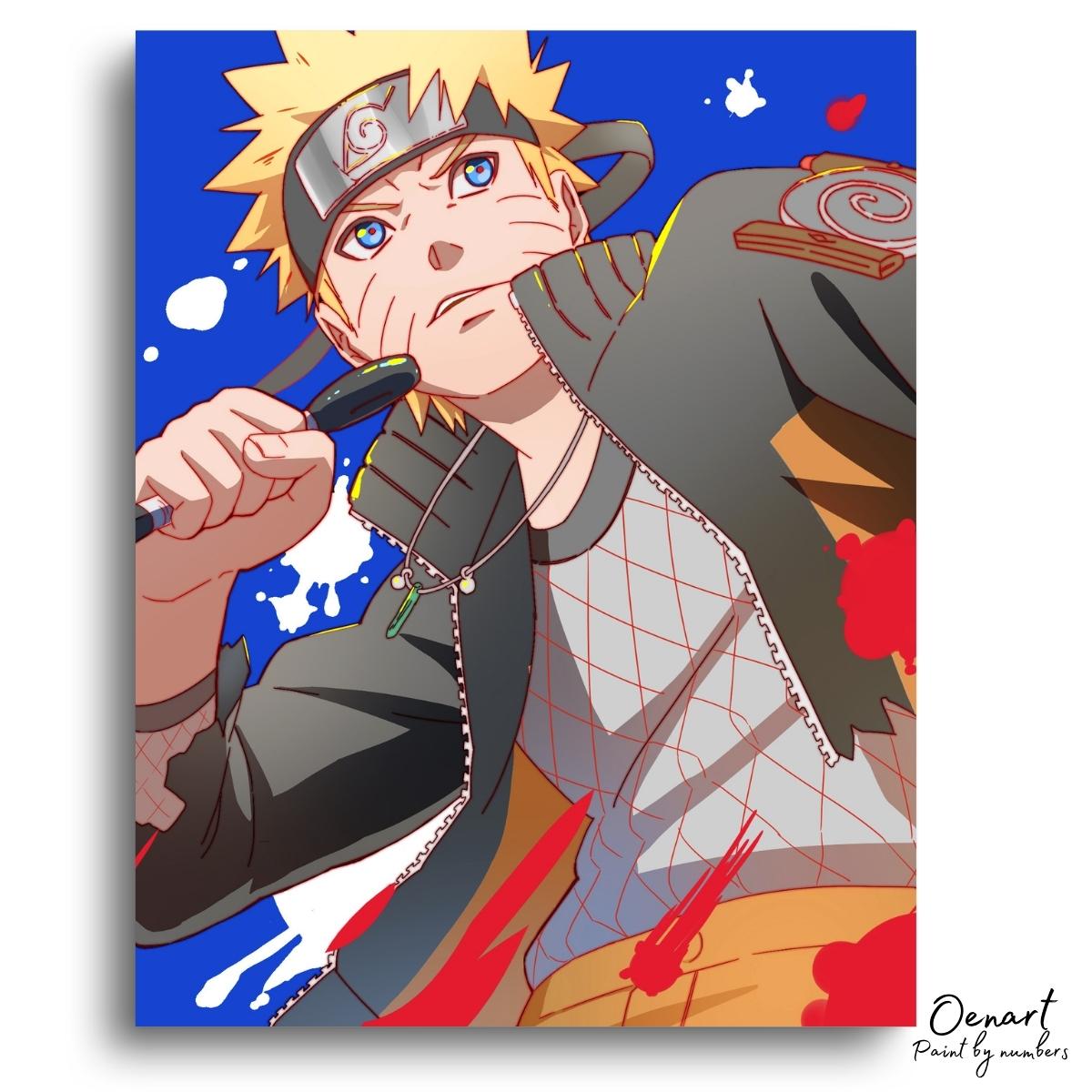 Naruto Shippuden: Naruto - Anime Paint By Numbers Kit