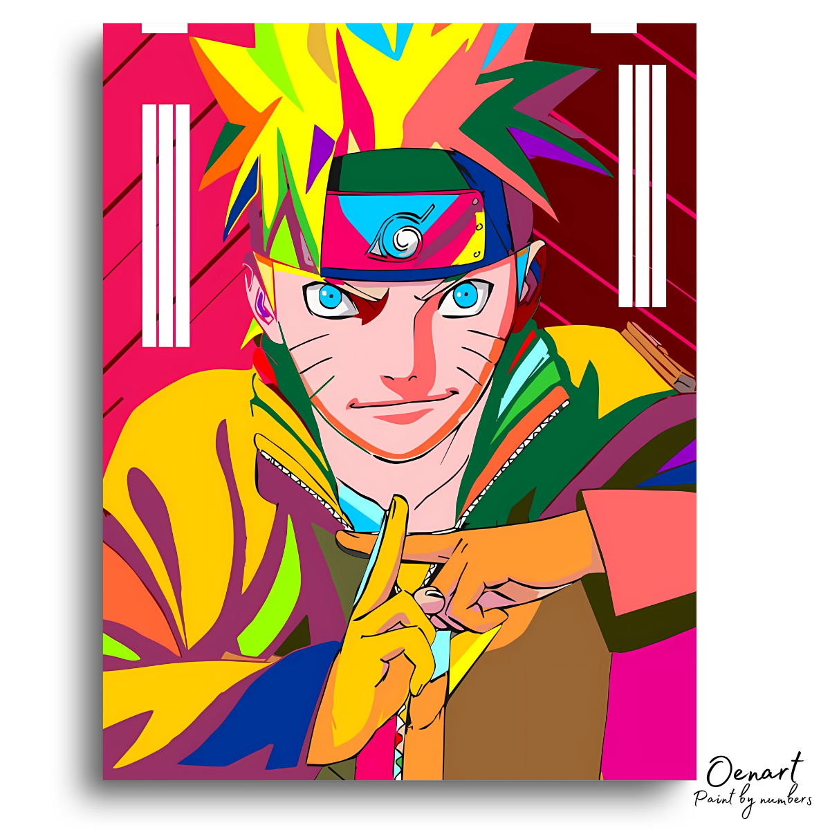 Naruto Shippuden: Naruto Pop Art - Anime Diamond Painting