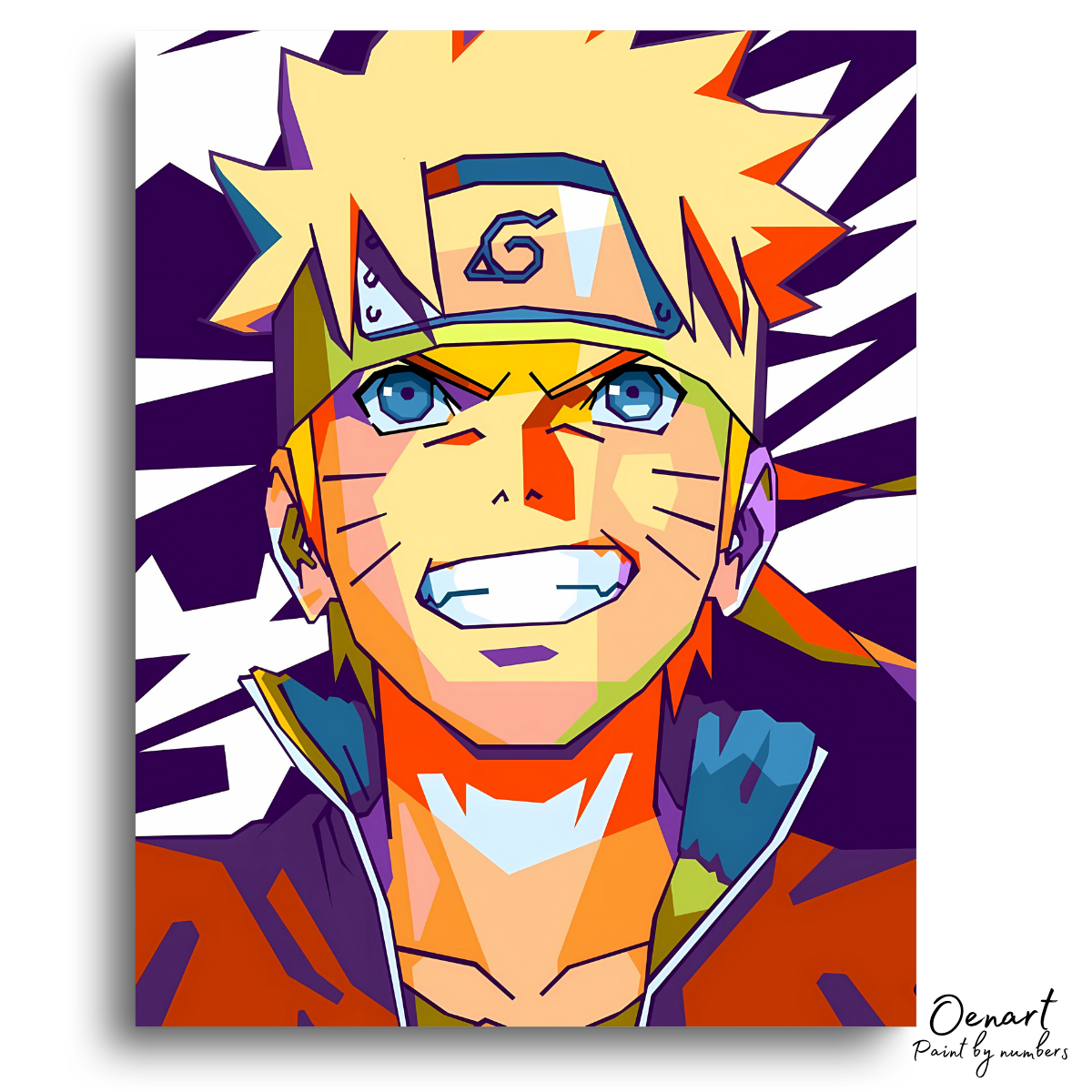 Naruto Shippuden: Naruto Uzumaki - Anime Paint By Numbers Kit